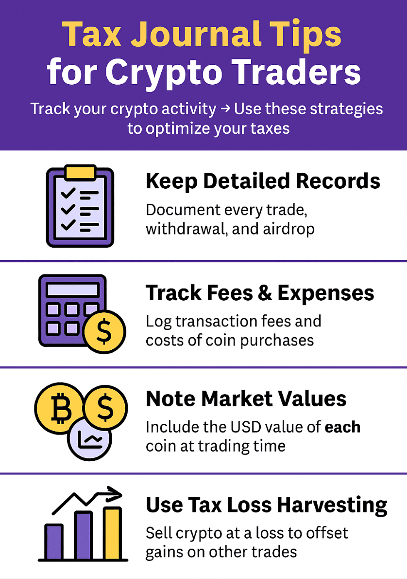 Crypto tax infographic